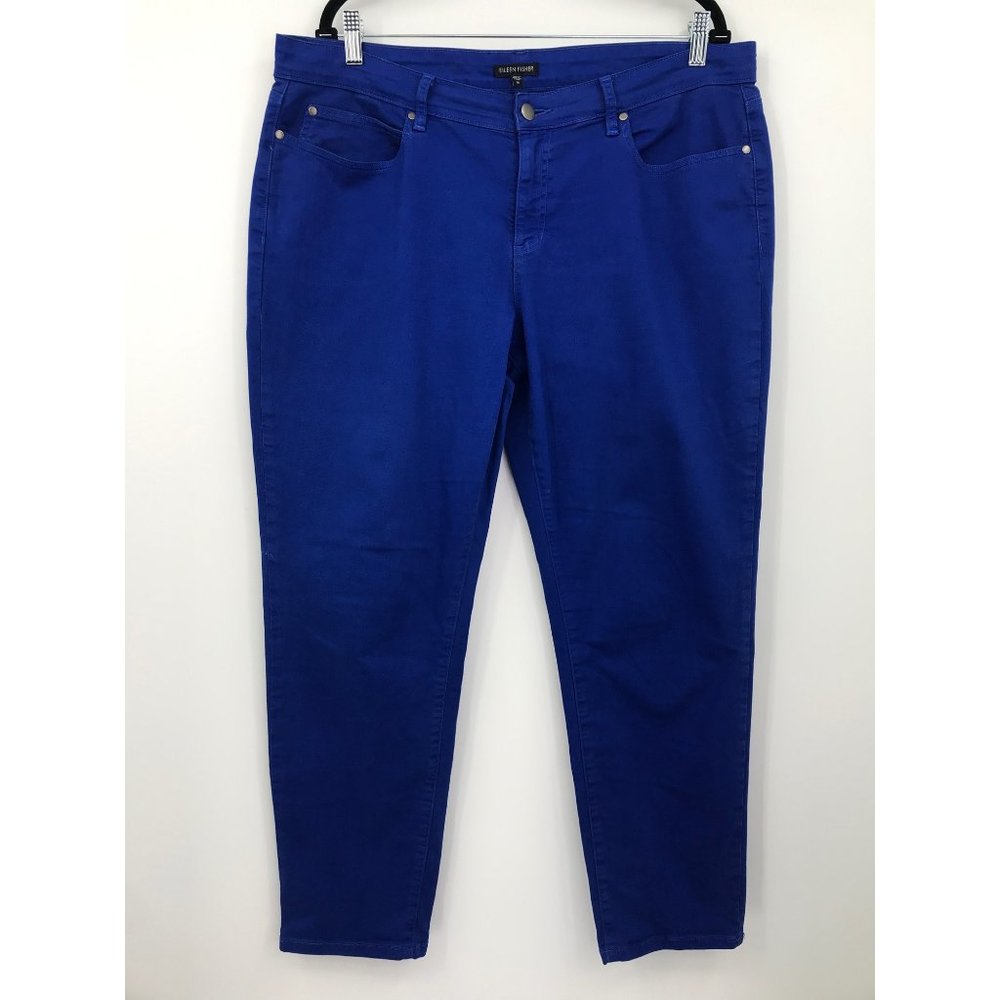 Eileen Fisher Cobalt Blue Jeggings